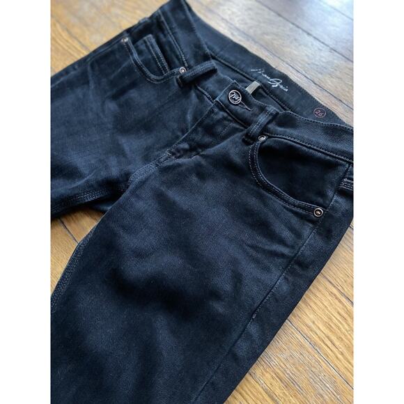 MAX AZRIA ‘The Artist’ Black Tapered Low-Rise Jeans sz 26 - Picture 3 of 16